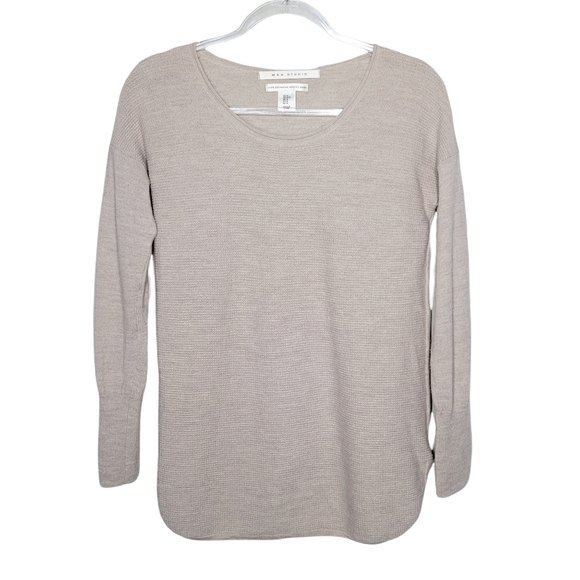 Max Studio 100% Extrafine Merino Wool Pull Over Sweater - Picture 1 of 5